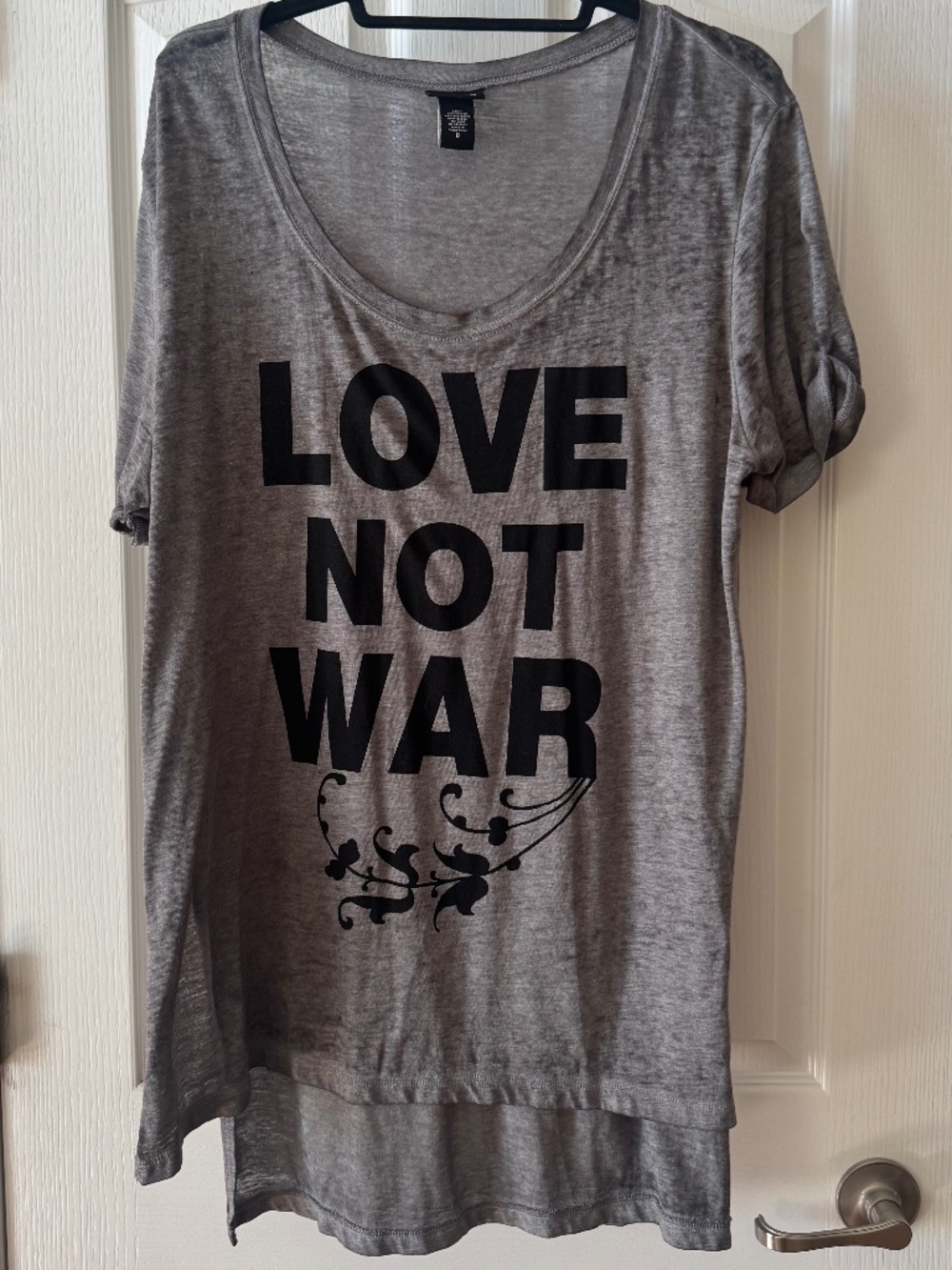 Torrid Love Not War Think T-shirt